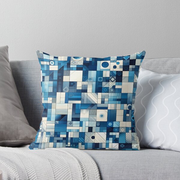 Item preview, Seamless Blue Tone Pattern designed and sold by daruneenok.
