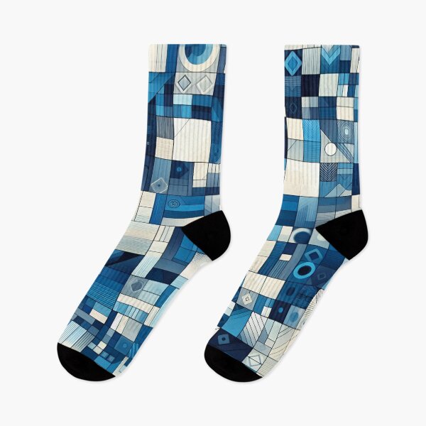 Item preview, Seamless Blue Tone Pattern designed and sold by daruneenok.
