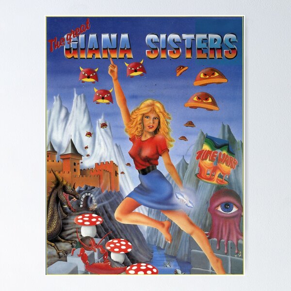 Item preview, The Great Giana Sisters designed and sold by DOS Games.
