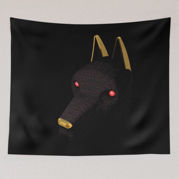 Item preview, Black Velvet Dog Red Eyes designed and sold by Dog-Planet.