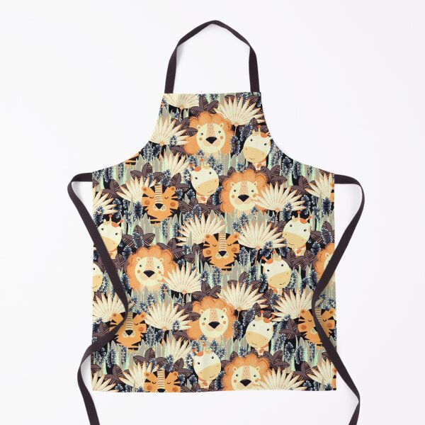 Item preview, Jungle Animals, Orange-brown version designed and sold by Alex Blud.