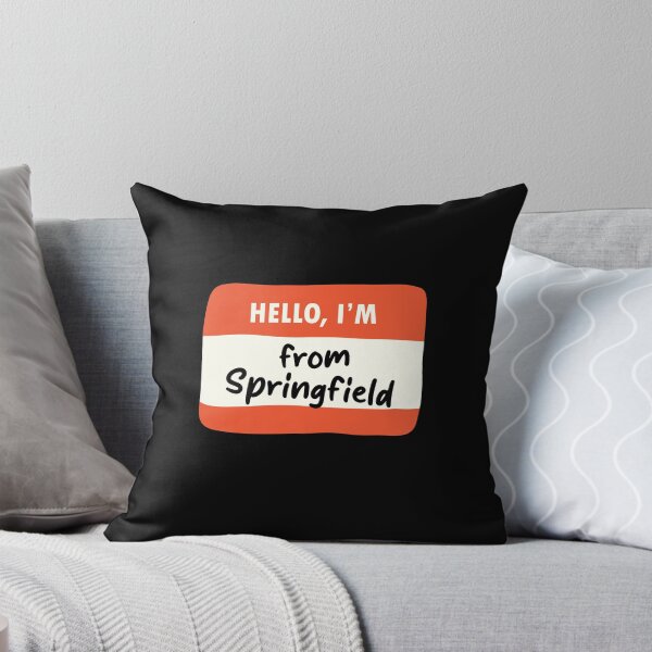 Item preview, Hello I'm From Springfield designed and sold by orlumbuspirate.
