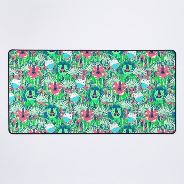 Item preview, Jungle Animals, Green-pink version designed and sold by Alex Blud.