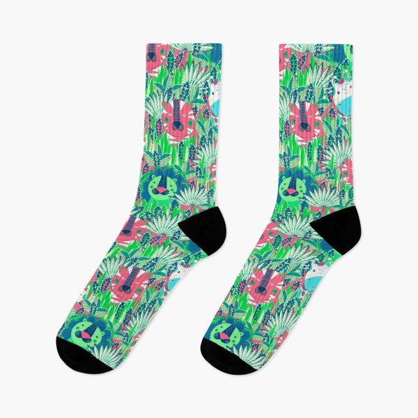 Item preview, Jungle Animals, Green-pink version designed and sold by Alex  Blud.