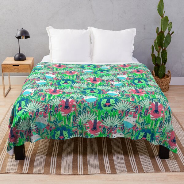 Item preview, Jungle Animals, Green-pink version designed and sold by Alex Blud.