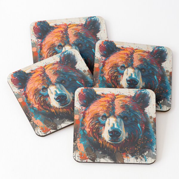 Item preview, Bear custom, Wall art bear. designed and sold by CHOKCHAIVONGDEE.