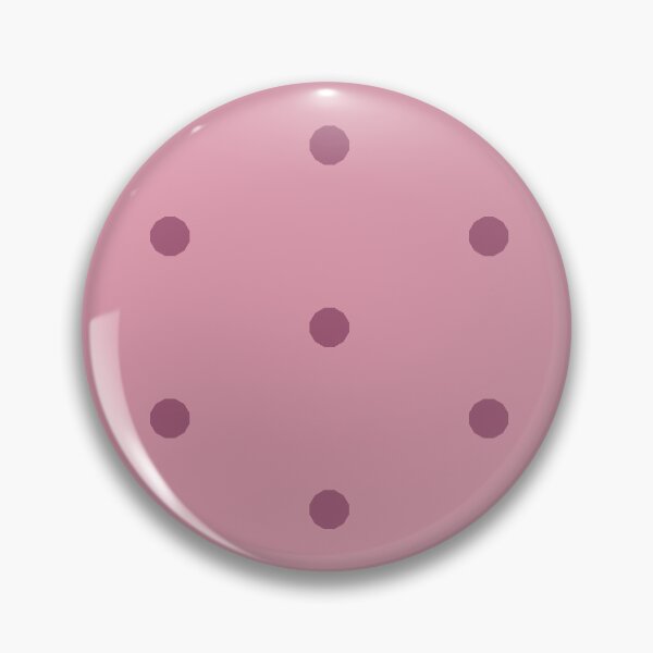 Item preview, Geometric Dusky Rose Red Violet Polka Dots On Sea Pink designed and sold by Triplicate Limited.
