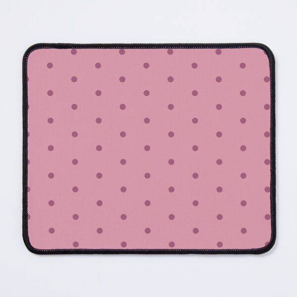 Item preview, Geometric Dusky Rose Red Violet Polka Dots On Sea Pink designed and sold by Triplicate Limited.