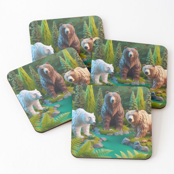 Item preview, Alaskan Nature Roundup - 05:  The Three Bears designed and sold by AlaskaBorg.