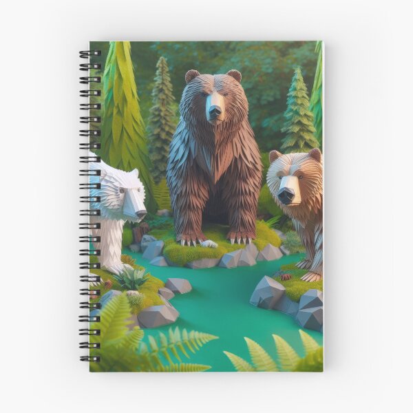 Item preview, Alaskan Nature Roundup - 05:  The Three Bears designed and sold by AlaskaBorg.