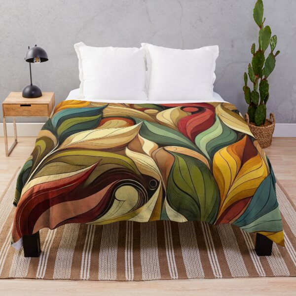 Item preview, Colorful Abstract Foliage designed and sold by Marinaso.