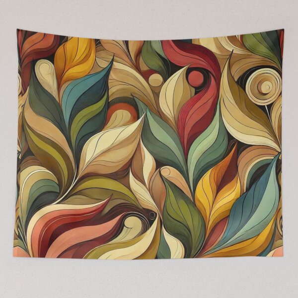 Item preview, Colorful Abstract Foliage designed and sold by Marinaso.