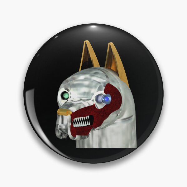 Item preview, Steel and Golden Ears Mad Dog designed and sold by Dog-Planet.