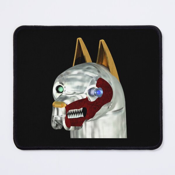 Item preview, Steel and Golden Ears Mad Dog designed and sold by Dog-Planet.