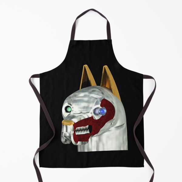 Item preview, Steel and Golden Ears Mad Dog designed and sold by Dog-Planet.