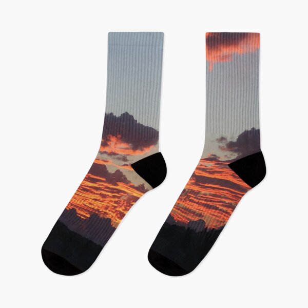 Item preview, Dramatic Aegean Sunset In Orange And Grey designed and sold by taiche.