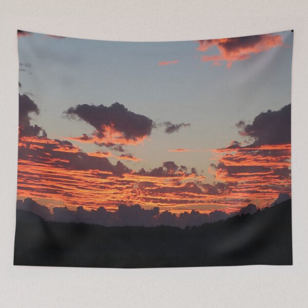 Item preview, Dramatic Aegean Sunset In Orange And Grey designed and sold by taiche.