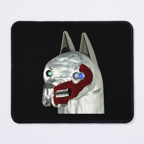 Item preview, Steel and Grey Ears Mad Dog designed and sold by Dog-Planet.