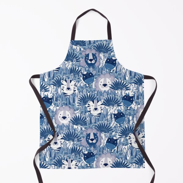 Item preview, Jungle Animals,Blue version designed and sold by Alex Blud.