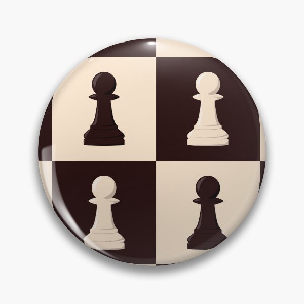 Item preview, Chess pawn pattern black and white checkered designed and sold by Warrioll.