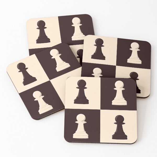 Item preview, Chess pawn pattern black and white checkered designed and sold by Warrioll.