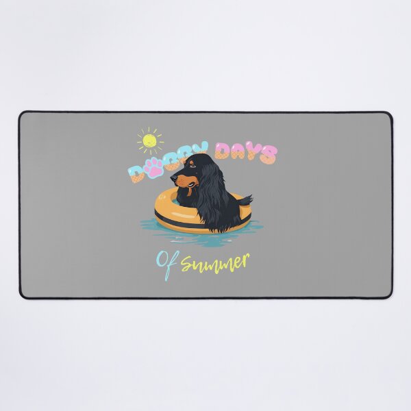 Item preview, Doggy Days of summer aesthetic summer vacation dachshund dog in a swimming ring  designed and sold by GoodyPaws.