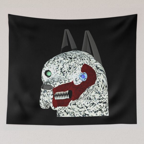 Item preview, White Stone Mad Dog designed and sold by Dog-Planet.