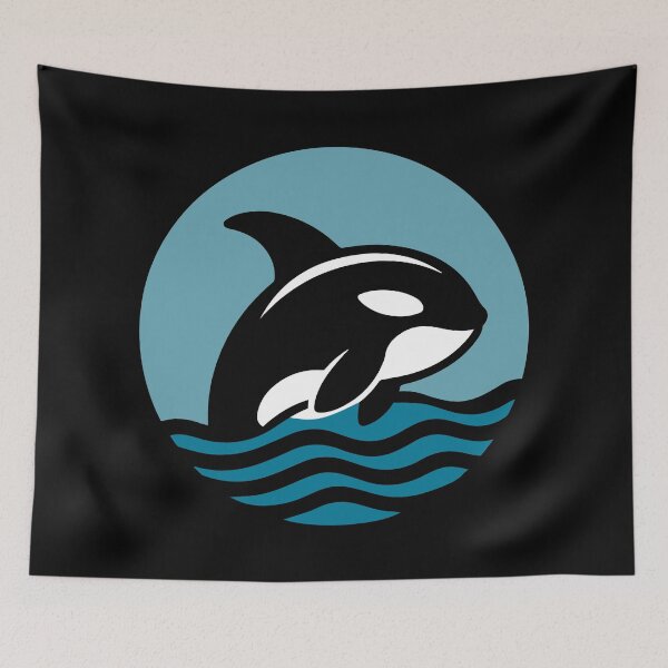 Item preview, Retro Orca designed and sold by Texterns.