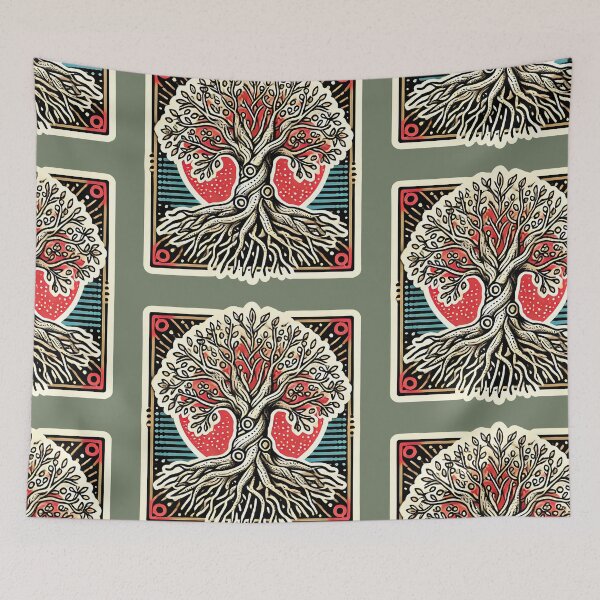 Item preview, Yggdrasil - Pagan - Tattoo Style designed and sold by Sovietmovies.