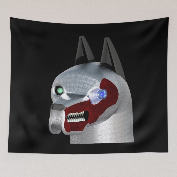 Item preview, Brushed Steel Mad Dog designed and sold by Dog-Planet.