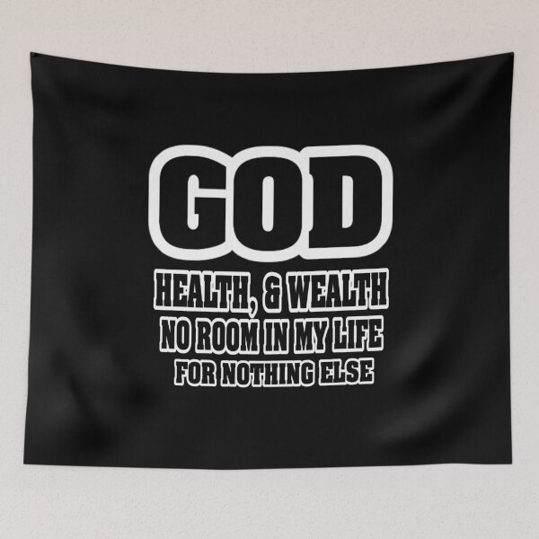 Item preview, God, Health and Wealth designed and sold by ghostblack305.