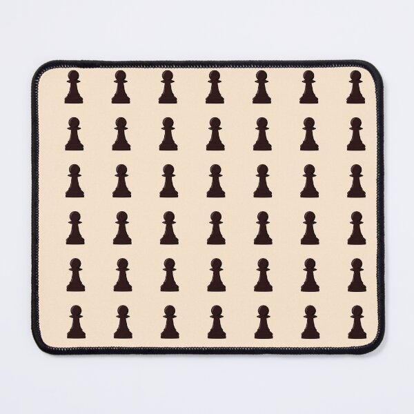Item preview, Chess pawn pattern black designed and sold by Warrioll.