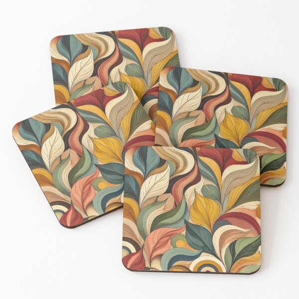 Item preview, Colorful Abstract Foliage designed and sold by Marinaso.