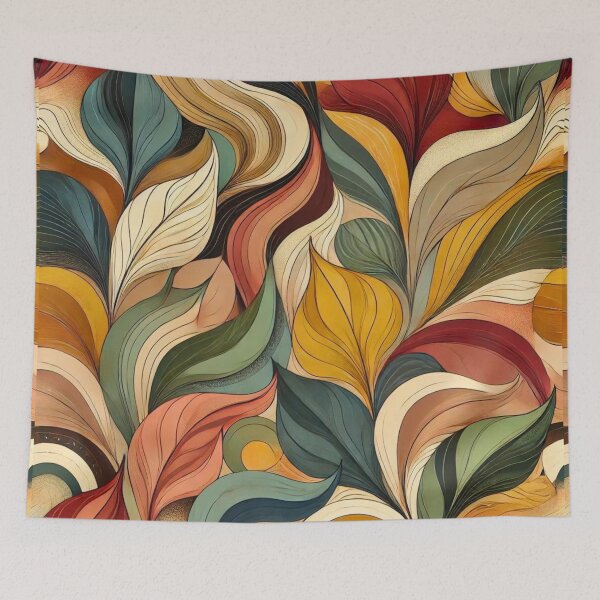 Item preview, Colorful Abstract Foliage designed and sold by Marinaso.