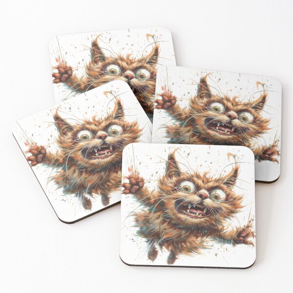 Item preview, Cat with playful paws designed and sold by wolfgangrainer.