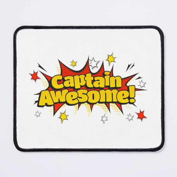 Item preview, Pop Art Comic Design With Captain Awesome Text designed and sold by jorgenmac.