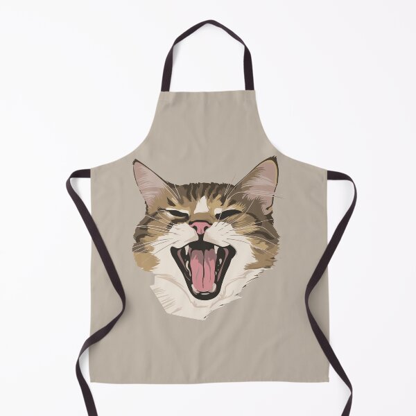 Item preview, Yawning Cat - Cute Feline Art designed and sold by MegaKicia.