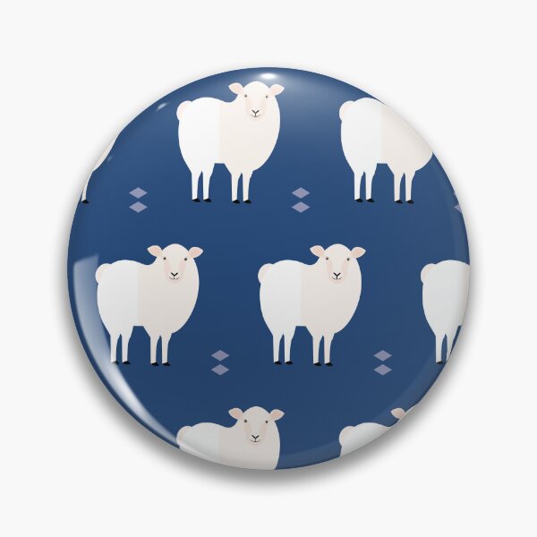 Item preview, Sheep on blue designed and sold by reneesillus.