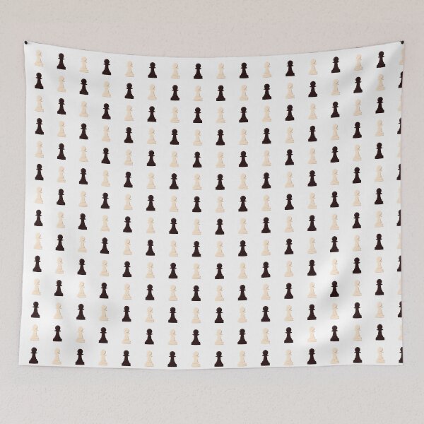 Item preview, Chess pawn pattern black and white designed and sold by Warrioll.