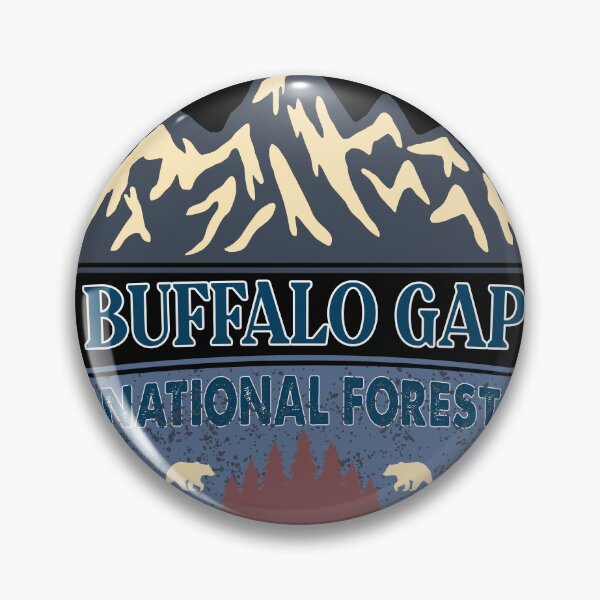 Item preview, Buffalo Gap National Grassland designed and sold by graphic-map.