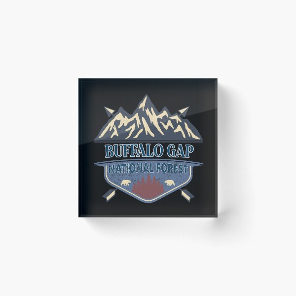 Item preview, Buffalo Gap National Grassland designed and sold by graphic-map.