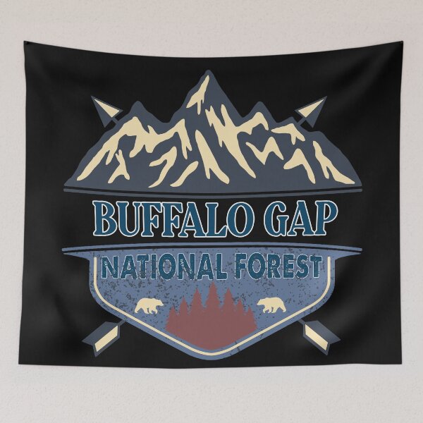 Item preview, Buffalo Gap National Grassland designed and sold by graphic-map.