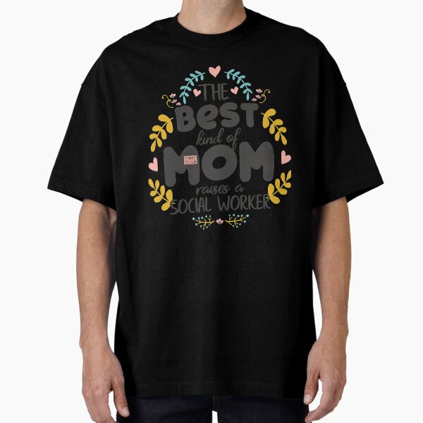 Item preview, Floral Best Kind Of Mom SOCIAL WORKER Mothers' Day designed and sold by porcodiseno.