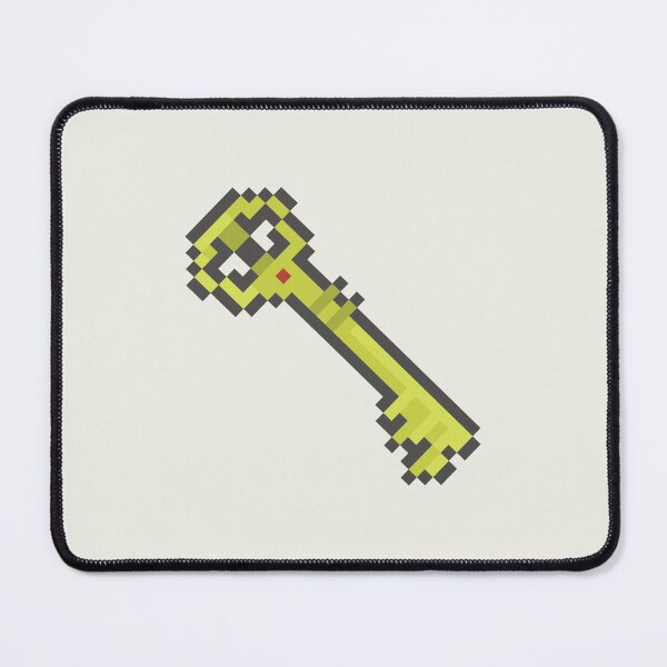 Item preview, golden key pixel art designed and sold by helixter.