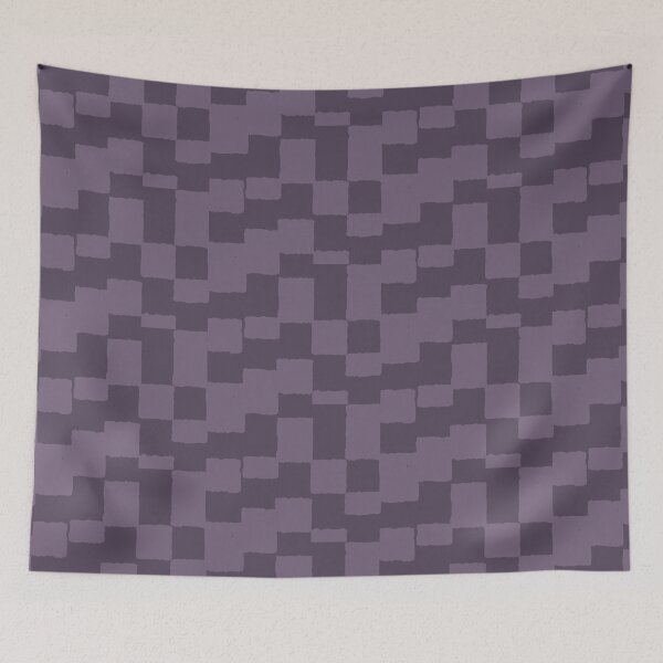 Item preview, shifted checkerboard pattern in mauve and plum purple designed and sold by colorofmagic.