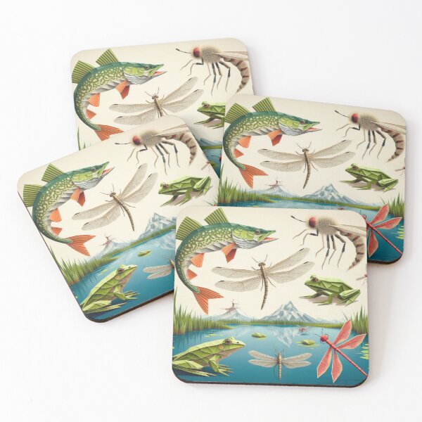 Item preview, Origami Alaskan Hero Creatures: Bugs and Frogs designed and sold by AlaskaBorg.