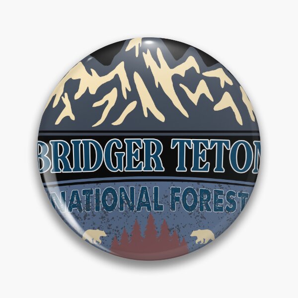 Item preview, Bridger Teton National forest  designed and sold by graphic-map.