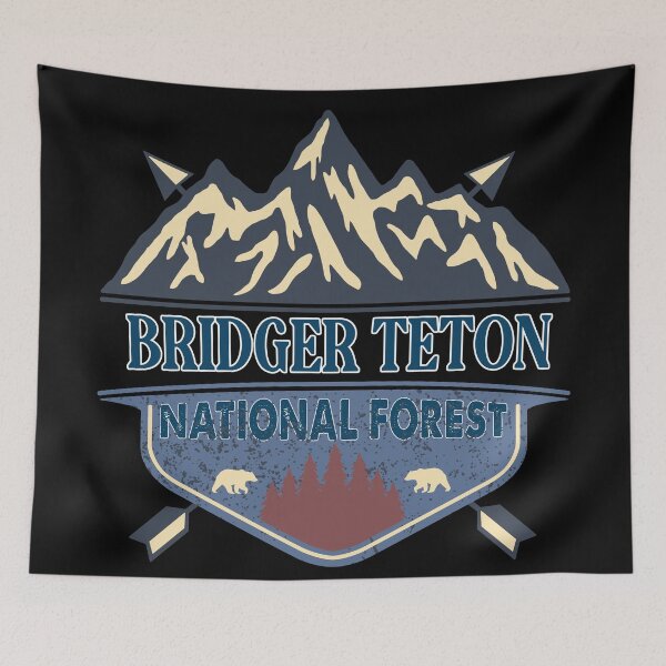 Item preview, Bridger Teton National forest  designed and sold by graphic-map.
