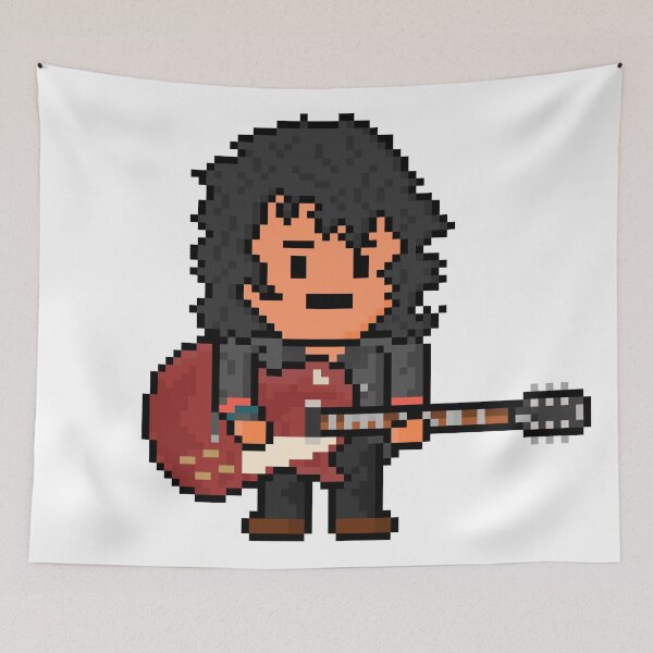 Item preview, Rock Battle Pixel British Rock God Guitarist designed and sold by gkillerb.