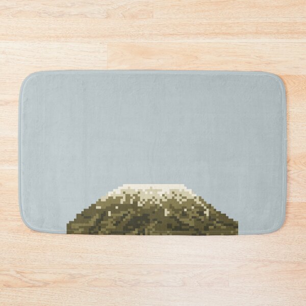 Item preview, kilimanjaro mountain pixel art designed and sold by helixter.